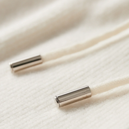 Felpa con Cappuccio in Lana Merino Arezzo