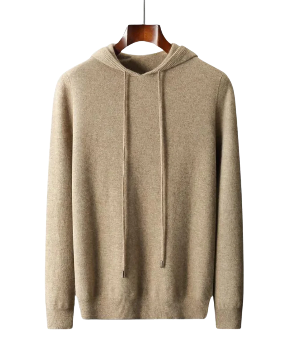 Canapa Cashmere Maglione con Cappuccio