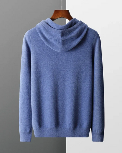 Canapa Cashmere Maglione con Cappuccio