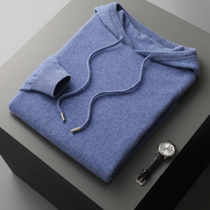 Canapa Cashmere Maglione con Cappuccio